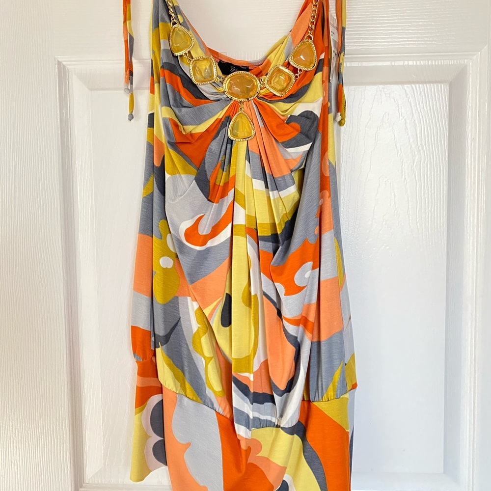 Sky mini dress